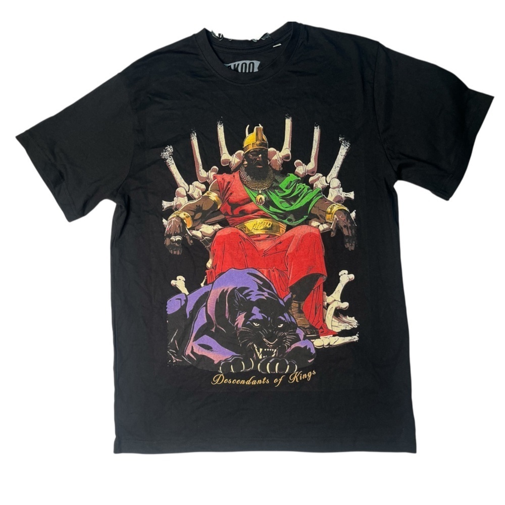 MENS AKOO DESCENDANTS BLACK TEE Sz various